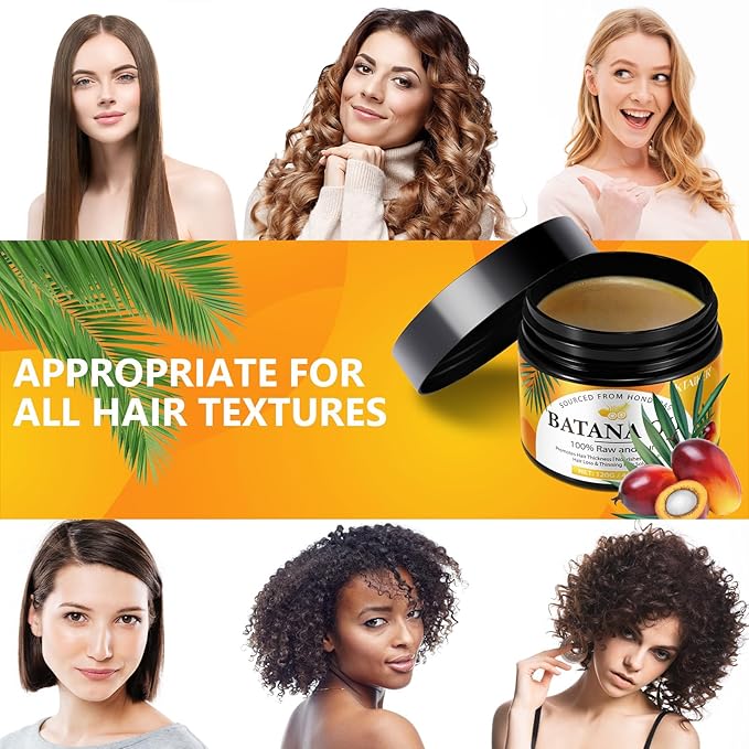 TKTALKER Beef Tallow for Skin,Beef Tallow for Face,Hydrating Tallow Balm with Raw Honey and Beeswax-Raw Batana Oil for Hair Growth
