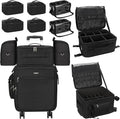 Rolling Makeup Case Professional Makeup Train Case for Makeup Artist