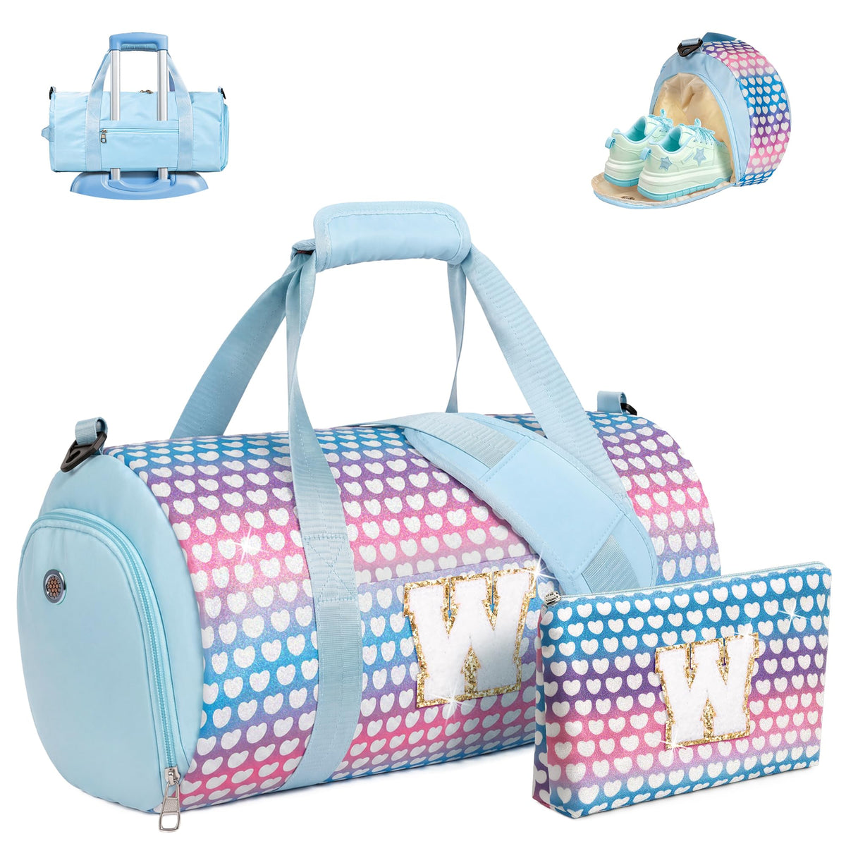 Vogewood Birthday Gift for 3 4 5 6 7 8 9 10 Year Old Girls-Kids Weekend Bag