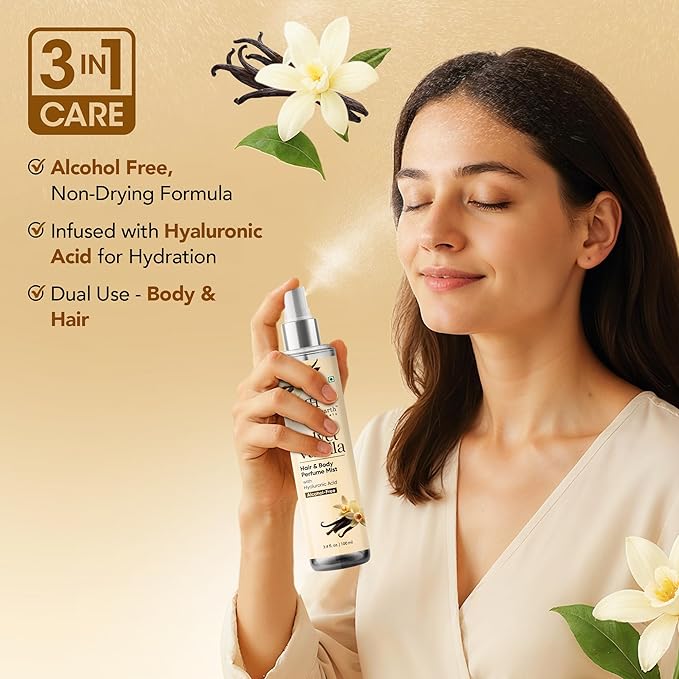 Botanic Hearth Vanilla Hair Perfume & Body Mist- 3.4 Fl oz