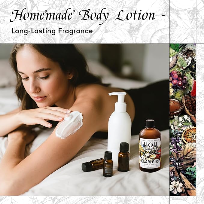 HIQILI Glam Girl Fragrance Oil for Diffusers,Candle & Soap Making