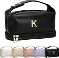 Vogewood College Girls Gifts, Makeup Bag Monogrammed Gifts for Women Mom
