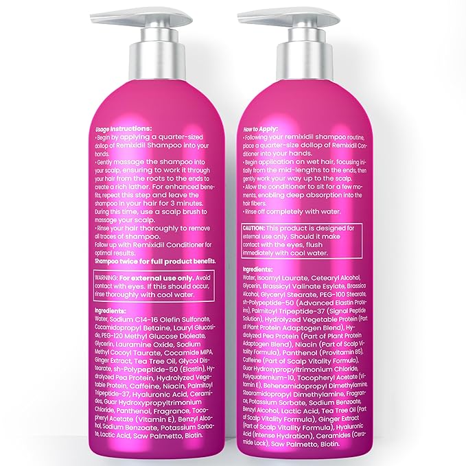 RHRI Hair Growth Shampoo and Conditioner Set for Women for Hair Regrowth