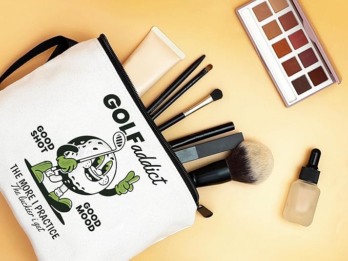 ARIOSEY Golf Gifts for Women, Small Makeup Bag and Golf Accessory Pouch