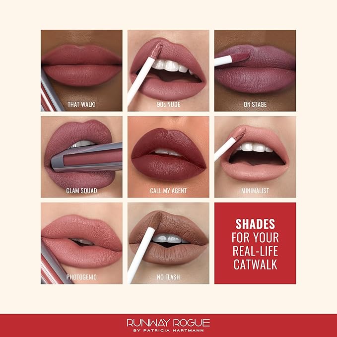 Runway Rogue Long Wear Liquid Lipstick, Transfer Proof, ‘No Flash’