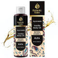 Botanic Rain Vanilla Ayurveda Body Oil After Shower for Dry, Crepey & Flaky Skin – Non Greasy Lightweight Moisturizer for Women & Men, 3.38 fl oz (1, Vanilla)