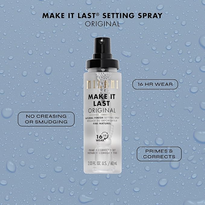 Milani Setting Spray + Primer, Make It Last Original Natural Finish 2-Pack