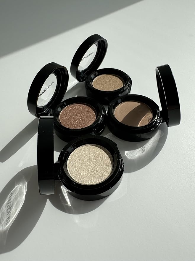 Sandstone Scandinavia Eyeshadow for Sensitive Eyes, Eyeshadow with Long Durability, Allergy Certified, Fragrance-Free and Vegan Eye Make-Up, Hypoallergenic Make-Up (254 Mocha)