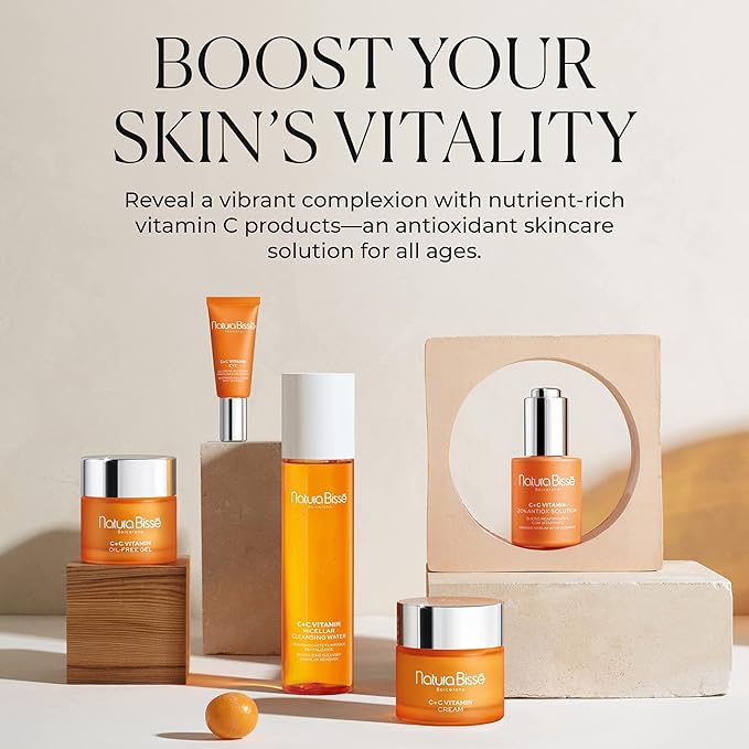 Natura Bisse C+C Vitamin Cream - Firming Vitamin C Face Moisturizer with Collagen Amino Acids - Hydrates & Nourishes - For Normal to Dry Skin - Soft Citrus Scent - 2.5 oz