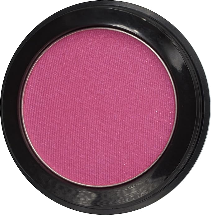 Pure Ziva Raspberry Sorbet Fuchsia Pink Red Shimmering Opaque Pressed Powder Single Vegan Eyeshadow; Talc, Paraben & Cruelty Free