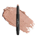 Color Mirror Cream Waterproof Hypoallergenic Eyeshadow Stick, long wear Metallic Glitter Matte Eye Shadow Pencil With Makeup Brush, Eye Brightener, 14 Tulip Shimmer