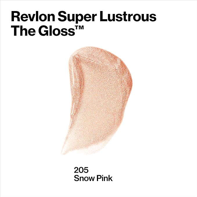 Revlon Super Lustrous The Gloss, 205 Snow Pink, 0.13 oz