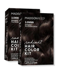 Madison Reed Radiant Hair Color Kit - 3.5NNN Darkest Brown-Black (Ravenna Brown), Permanent Hair Dye for Resistant Grays, 100% Gray Coverage | PPD-Free & Ammonia-Free, 2 Pack