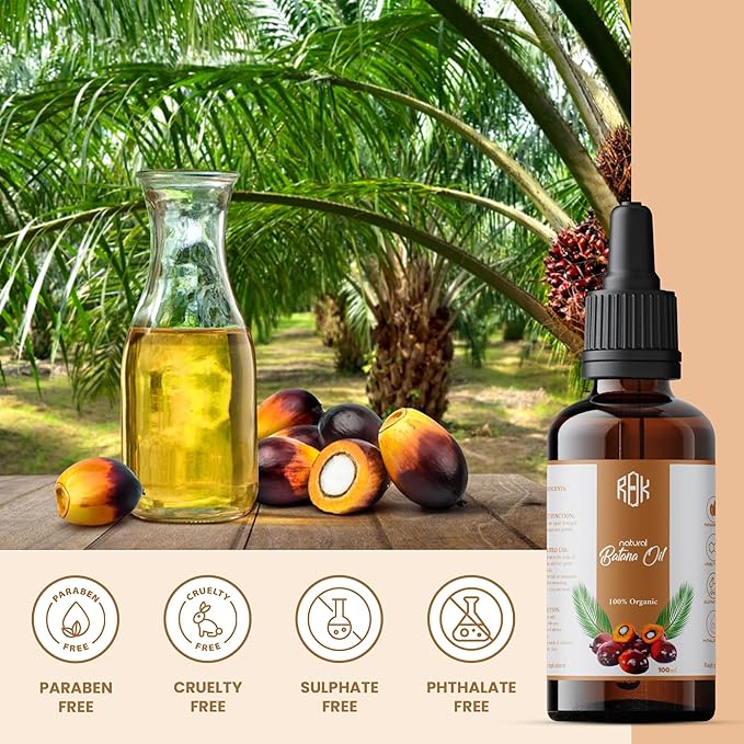 RAQK Batana Oil for Hair Growth Natural Scalp Oil for Strengthening, Repairing Damaged Hair, and Encouraging New Growth Pure & Paraben-Free Hair Growth Oil with Easy Dropper Lid and Eyelash kit
