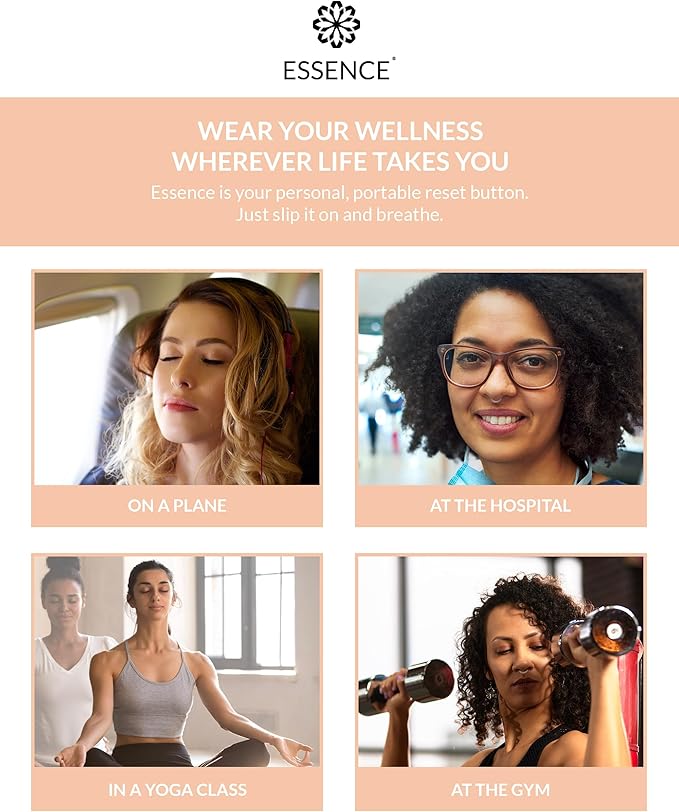 Essence Wearable Aromatherapy Nasal Diffuser – Immunity Blend Essential Oil
