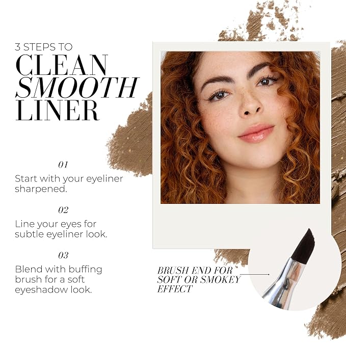 FITGLOW Beauty Vegan Eyeliner Pencil, Bronze, 1.1g