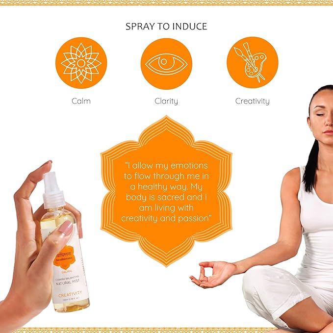 Aromafume Orange & Jasmine Chakra Air Freshener Spray 100ml