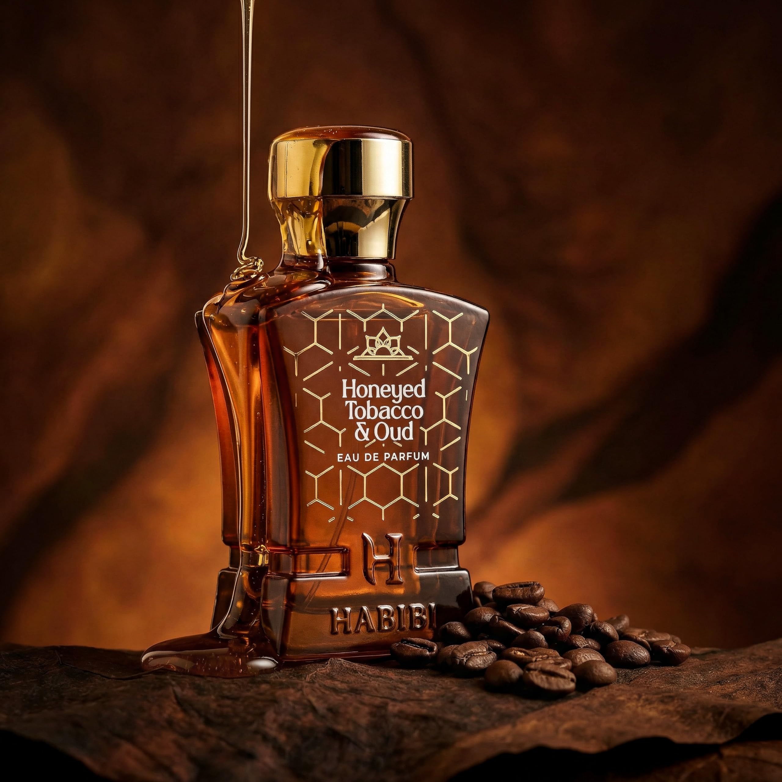 H HABIBI Honeyed Tobacco & Oud Perfume for Men Eau de Parfum 75 ml