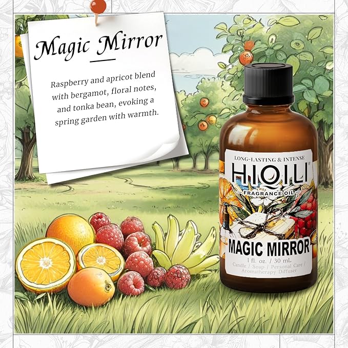 HIQILI Magic Mirror Fragrance Oil, Floral Fruity for Soap - 1 Fl Oz