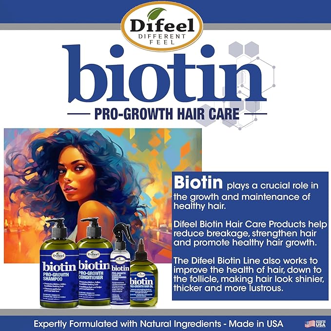 Difeel Biotin Hair Oil Blend 7.1 oz. (Pack of 2)