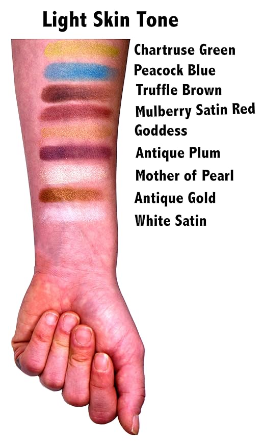 Pure Ziva Mulberry Satin Frost Light Purple Lavender Taupe Burnt Burgundy Shimmer Pressed Powder Single Vegan Eyeshadow; Talc, Paraben & Cruelty Free