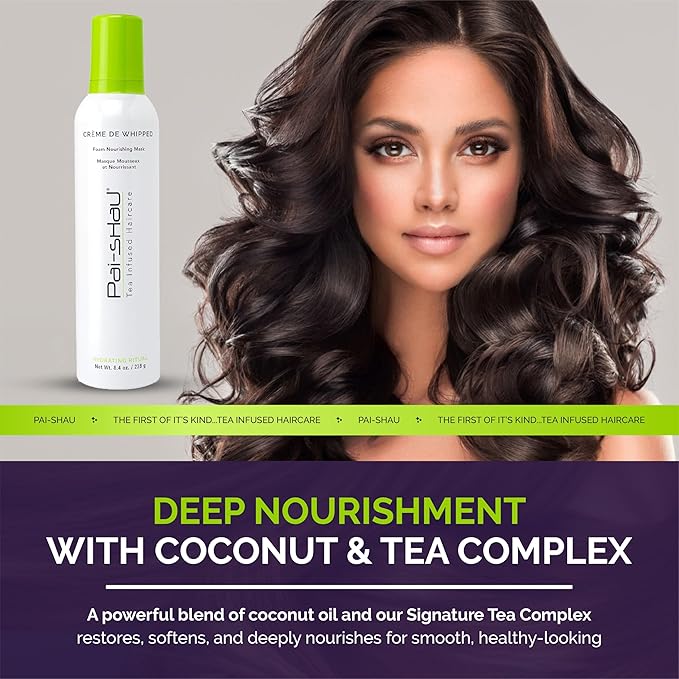 Pai-Shau - Creme de Whipped Hair Mask, Hydrating for Dry & Damaged Hair