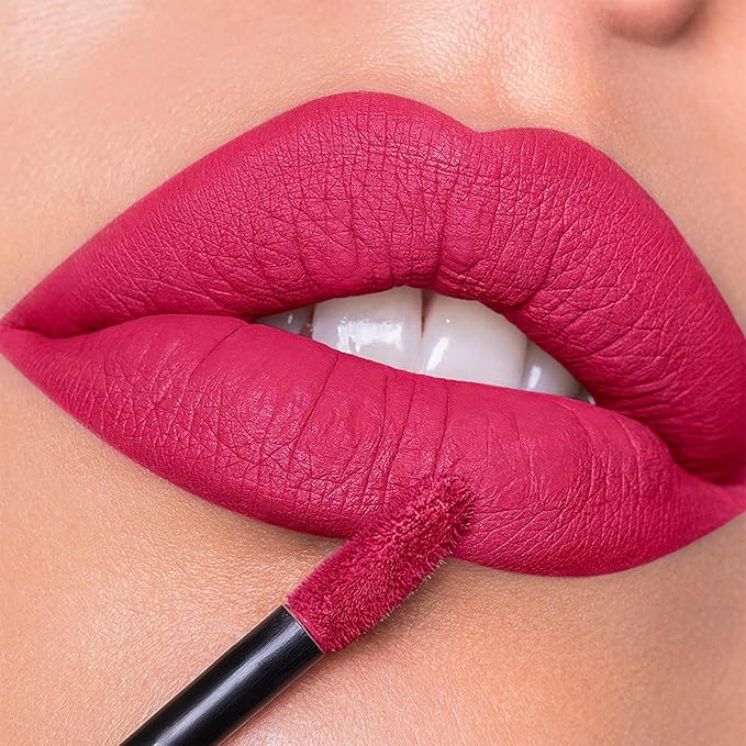 MAKI YIKA Magenta Red Lipstick Matte Liquid for Women LongLasting Lipsticks