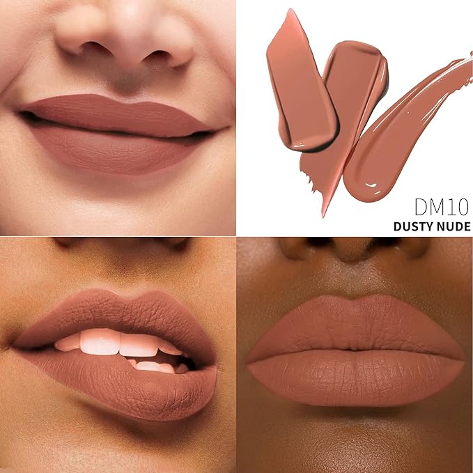 Depuplum 3Pc Matte Liquid Lipsticks for Women Long Lasting Lip Stick