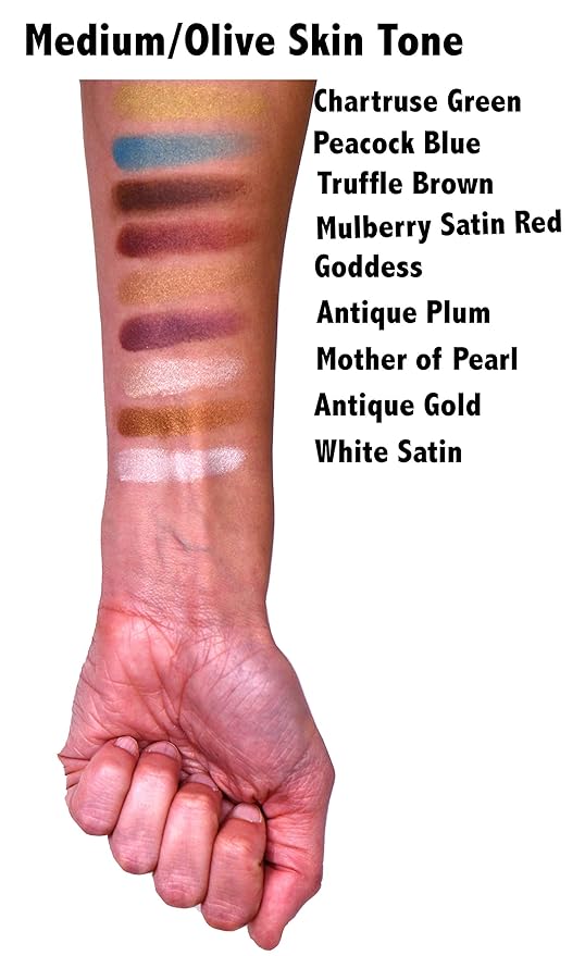 Pure Ziva Mulberry Satin Frost Light Purple Lavender Taupe Burnt Burgundy Shimmer Pressed Powder Single Vegan Eyeshadow; Talc, Paraben & Cruelty Free