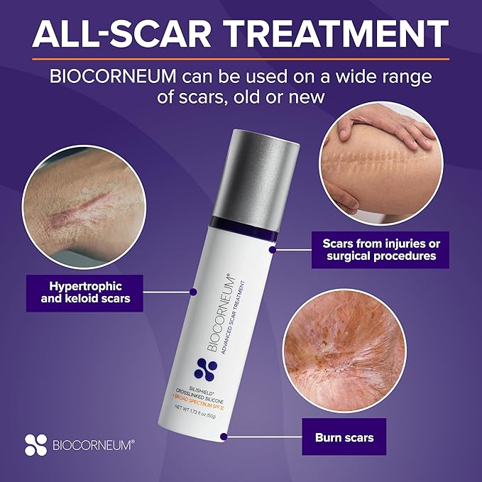 Biocorneum Silicone Scar Gel with Silishield®, SPF 30 Scar Cream, 20g