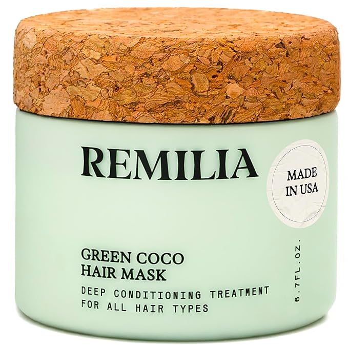 Green Coco Healthy Hair Mask with Coconut, Avocado & Castor Oil - 6.7 Fl Oz