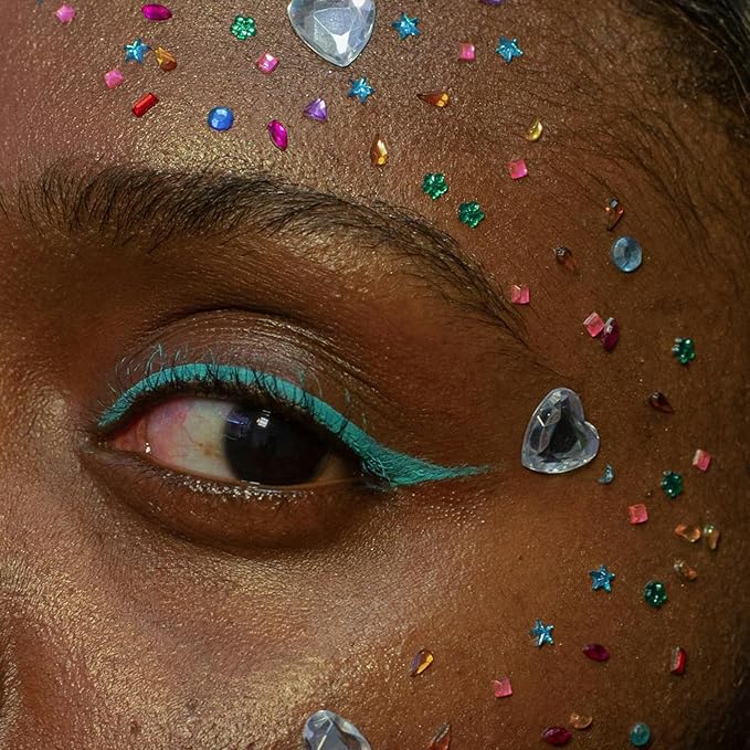 YES.EYE DO Liquid Eyeliner, Sky Blue Liquid Eyeliner Pen, Felt Tip Blue Eye Liner for Flexible Line Thickness - Easy to Remove with Warm Water - Drama Makeup&Body Art Use, (Skyline Blue)