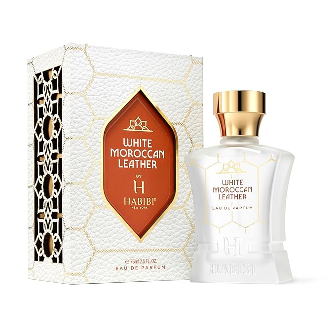 H HABIBI White Moroccan Leather Perfume for Men Eau de Parfum 75 ml