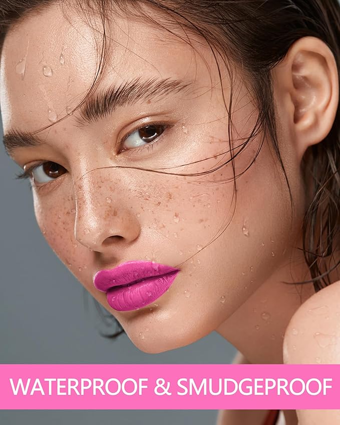 MAKI YIKA Pink Lipstick Matte Liquid for Women Color Stay Long Lasting Lipsticks