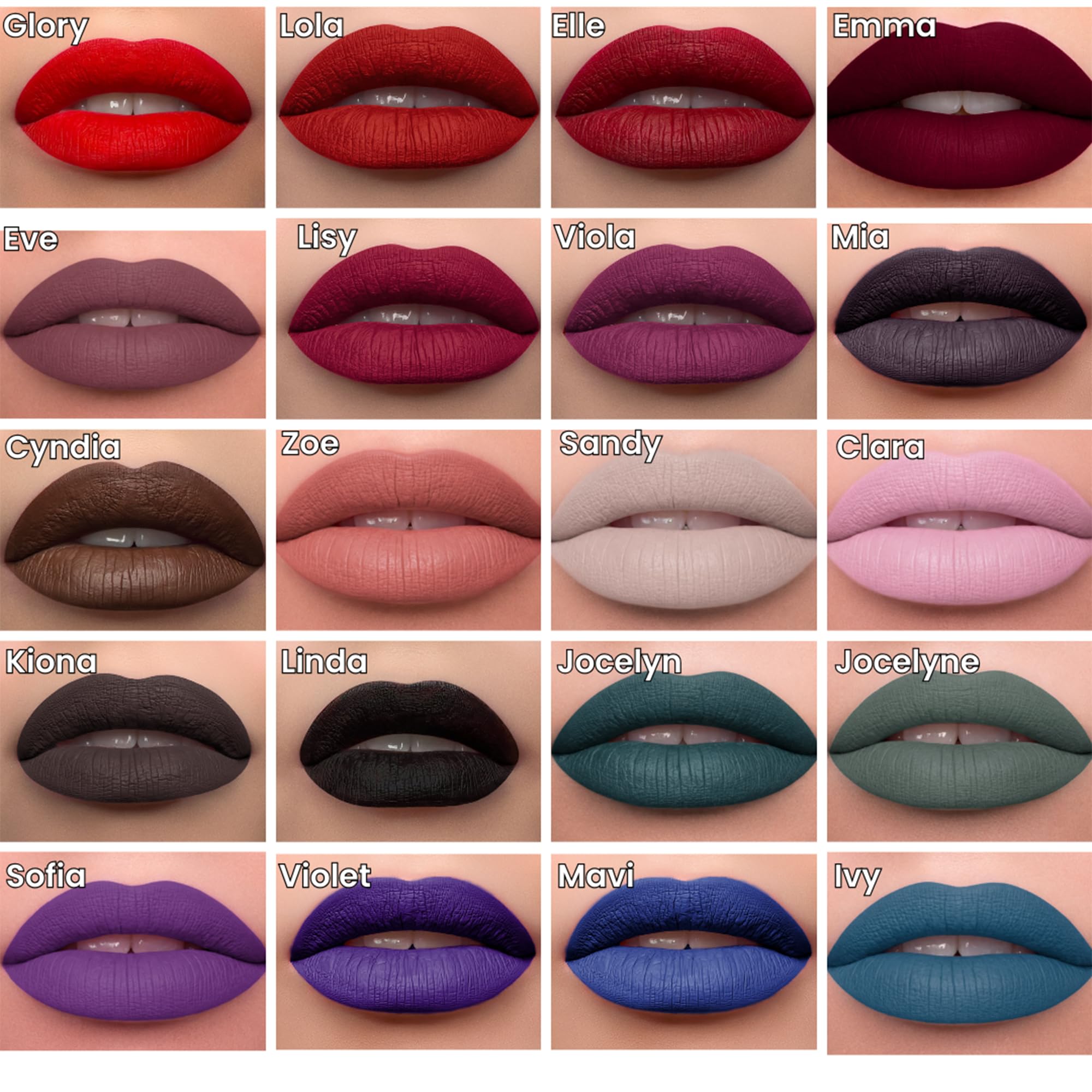 Mynena Hydrating Berry Red Matte Liquid Lipstick Long Lasting - Lisy