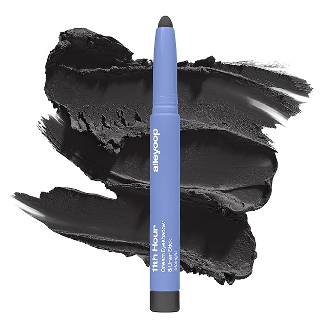 ALLEYOOP 11th Hour Cream Eyeshadow and Liner Stick, Black Matte