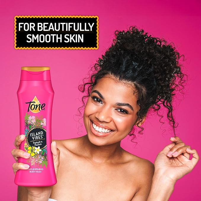 Tone Body Wash, Island Vibes, 16 Fl Oz, 6-Pack
