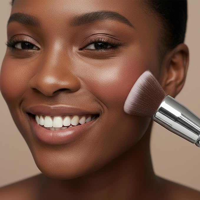 Lamora Flat Top Kabuki Foundation Brush - Liquid Cream Powder Face Brush