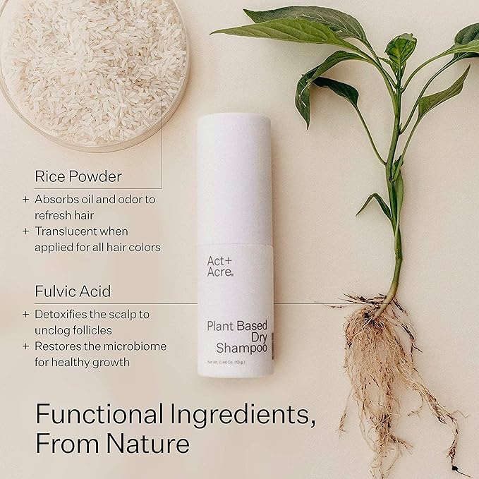 ACT+ ACRE, Fulvic Acid Volumizing Dry Shampoo, Non-Aerosol, 2pk