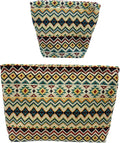 getgto 2 Pcs Makeup Bags, Large Cosmetic Bag Travel Toiletry Bag