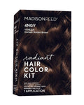 Madison Reed Radiant Hair Color Kit - 4NGV Darkest Golden Brown with Warm Tones (Venezia Brown), Permanent Hair Dye, Superior Gray Coverage & Dimensional Color | PPD-Free & Ammonia-Free, 1 Pack