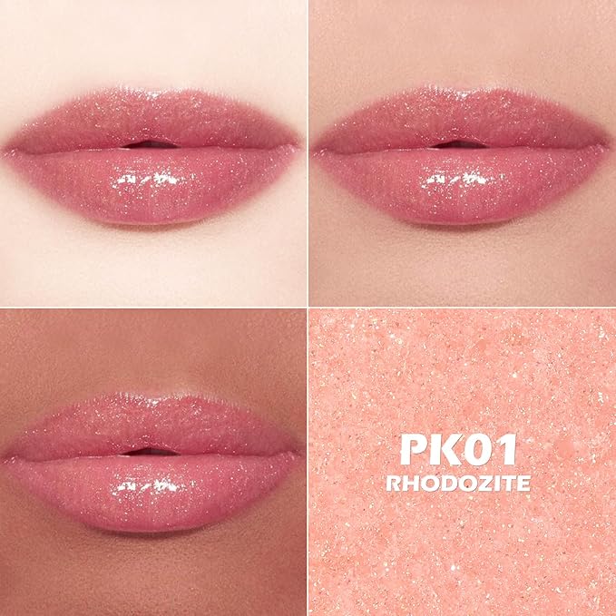 FOCALLURE Pearl Shimmery Lipstick, Moisturizing & Non-Drying, High Pigment Long Lasting Lip Color, Sparkly Shine Finish, Back to School Gift, Rhodozite