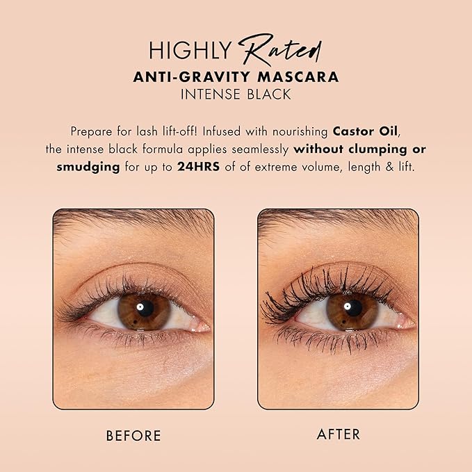 Milani Mascara Volume and Length, Highly Rated Anti Gravity - Black 2-Pack