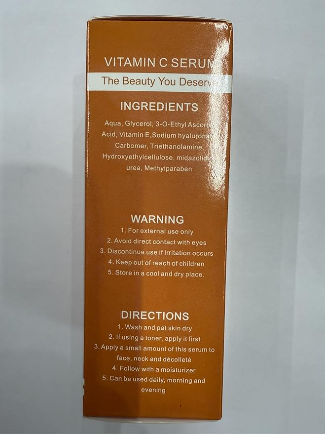 Premium 20% Vitamin C Serum for Face with Vitamin E, Sodium Hyaluronate - Boost Skin Collagen,Hydrate & Plump Skin, Anti Aging & Wrinkle Facial Serum (Scented)