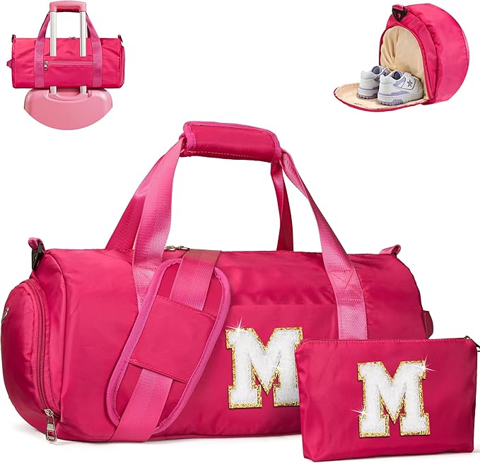 Vogewood Birthday Gifts for Grandkids, Girls Travel Bag with Makeup Pouch