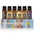 Eternal Essence Oils Grandma's Kitchen Set of 6 Premium Fragrance Oils - Caramel Nut Muffin, Oatmeal Cookie Dough, Snickerdoodle, Orange Chiffon Cake, Lemon Sugar, and Blueberry Pancakes - 10ML