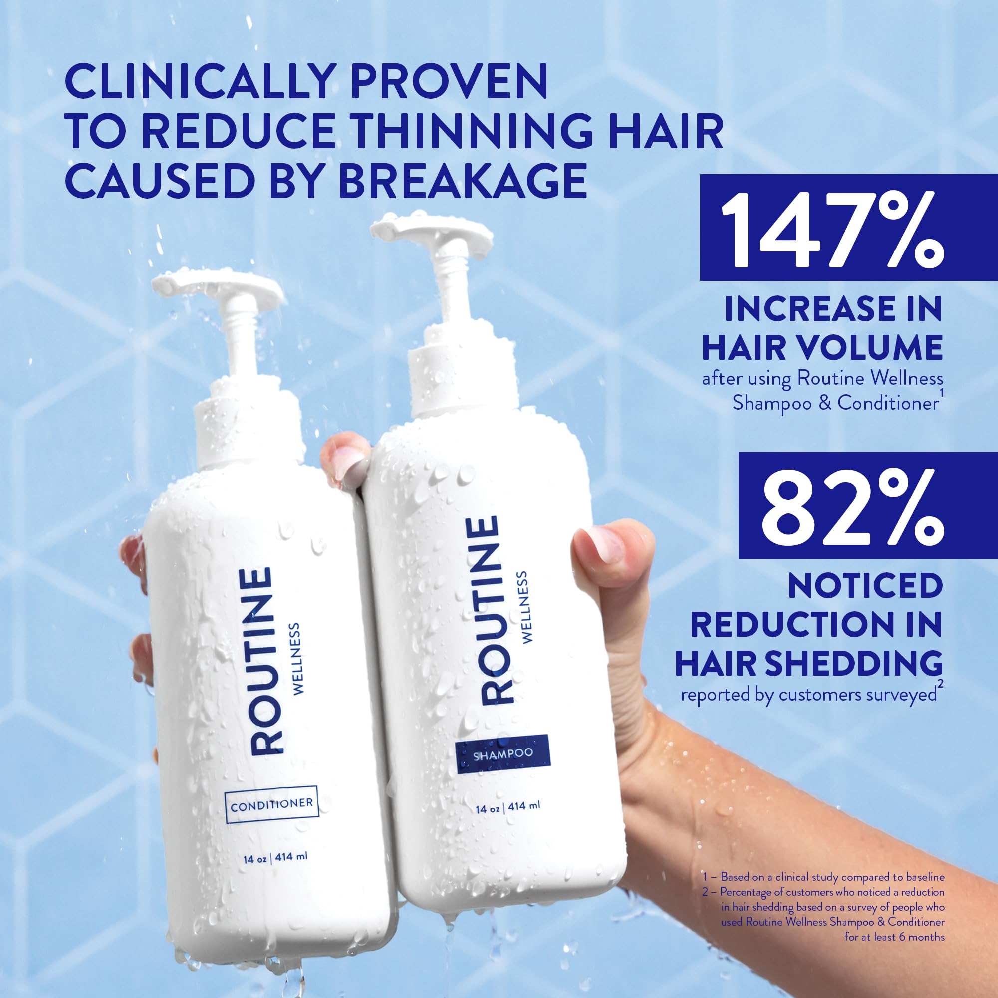 Routine Wellness Anti-Thinning Shampoo & Conditioner - Rose Hips