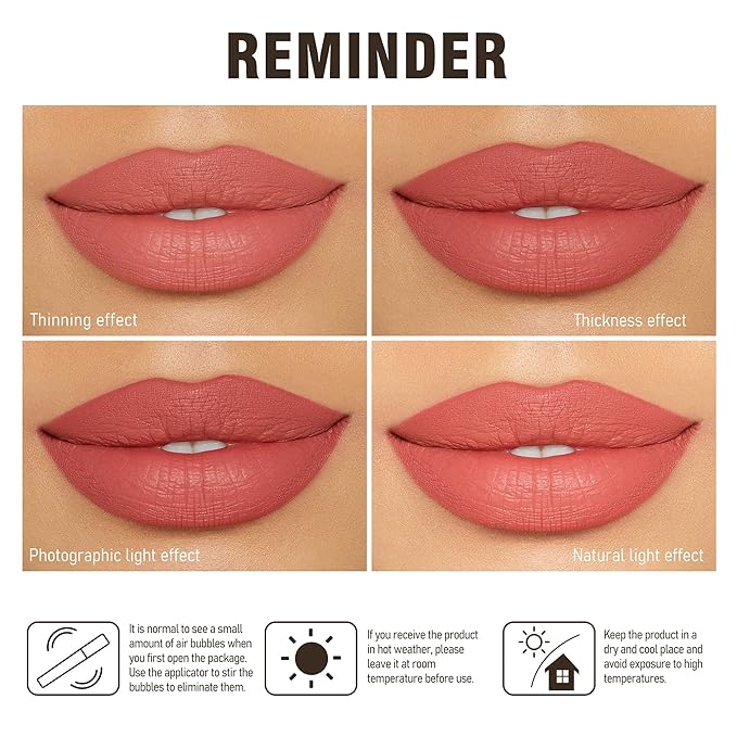 MAKI YIKA Red Pink Lipstick for Women Color11