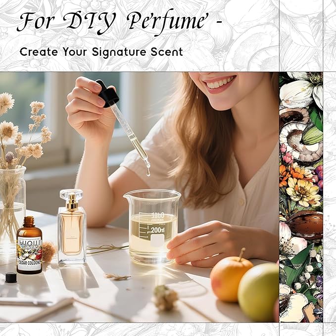 HIQILI Cedar Cologne Fragrance Oil for Diffuser, Candle & Soap Making