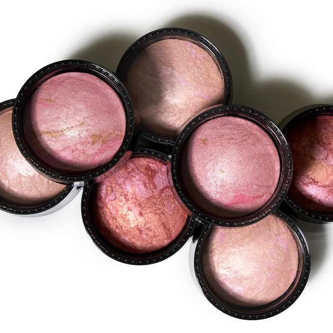 LAURA GELLER NEW YORK Baked Blush-n-Brighten Baked to Go - Ethereal Rose - Travel Size Blush